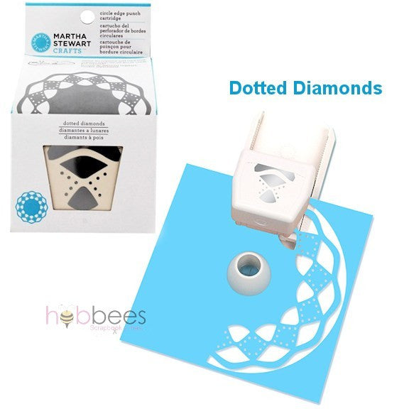 Dotted Diamonds Edge Punch Cartridge / Cartucho Diamantes a Lunares Descontinuado Martha Stewart