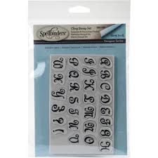 Rubber Stamps  Alphabet Upper / Sellos de Alfabeto Descontinuado Spellbinders