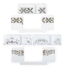 Stamp Around The Page Stamp Set Bandana and Geaometric Flower /Juego de Sellos para Timbar Alrededor de la Página Descontinuado Martha Stewart
