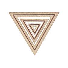 Triangles Two Dies / Suaje de Corte Triángulos Descontinuado Spellbinders