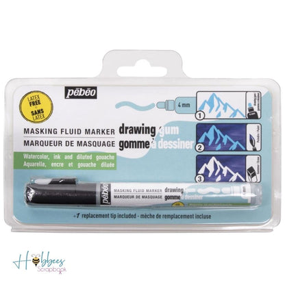 Masking Fluid Marker 4mm / Marcador para Enmascarar  Pebeo