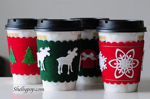 Suaje de Corte de Vaso / Drink Sleeve Dados de Corte / Suajes / Troqueles LifeStyle Crafts