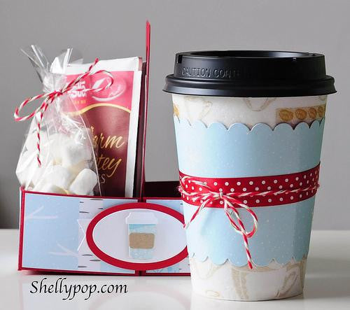 Suaje de Corte de Vaso / Drink Sleeve Dados de Corte / Suajes / Troqueles LifeStyle Crafts