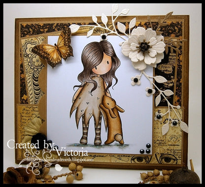 Sellos de Goma  Cling Gorjuss / Gorjuss I Love You Litle Rabbit Descontinuado Santoro