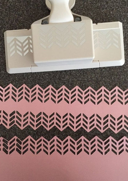 Punch Around Chevron Fence / Perforadora de Orilla y Esquina Descontinuado Martha Stewart