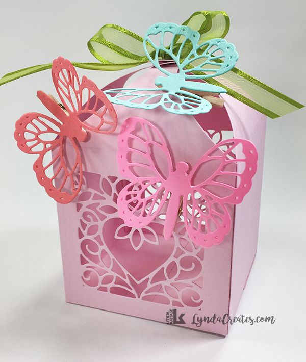 Thinlits Die Set Butterflies &amp; Cross Favor Box  / Suaje de Cajitas Descontinuado Sizzix