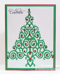 Suaje de corte Arbol de Navidad / Holiday Tree Die Descontinuado Spellbinders