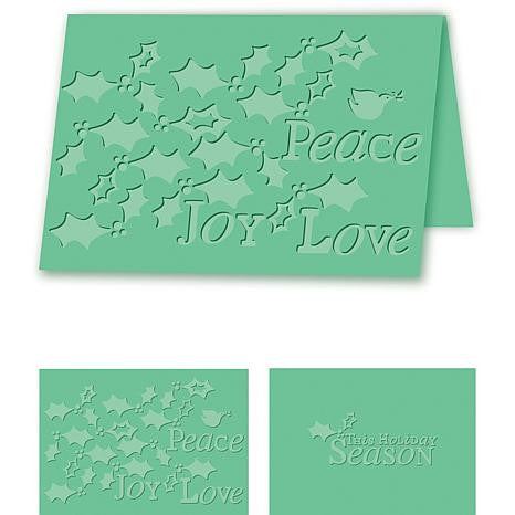 Plus Holiday Holly Embossing Folder / Folder de Grabado de Holiday Folders de Grabado Craftwell