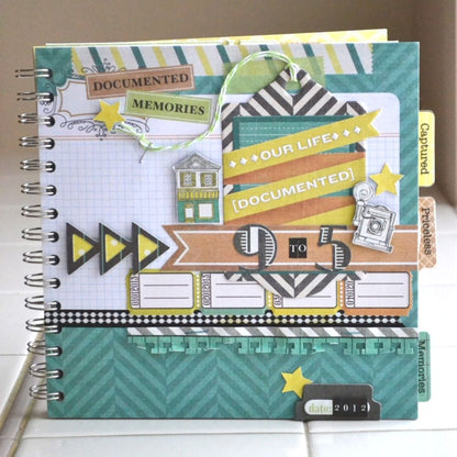 Designer Book Board 8" / 2 Portadas de Cartón Cinch 8" Encuadernacion We R Memory Keepers