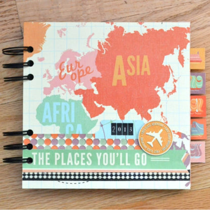 Designer Book Board 8" / 2 Portadas de Cartón Cinch 8" Encuadernacion We R Memory Keepers