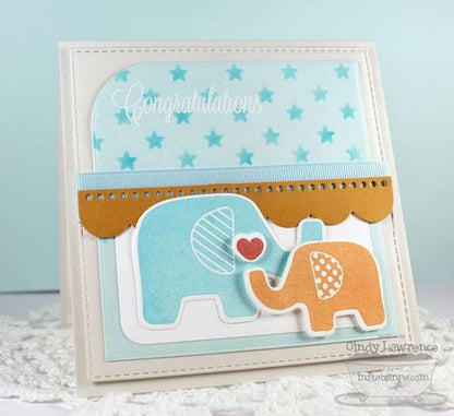 Beautiful Baby Stamps / Sellos de Polímero de Elefante Descontinuado My Favorite Things