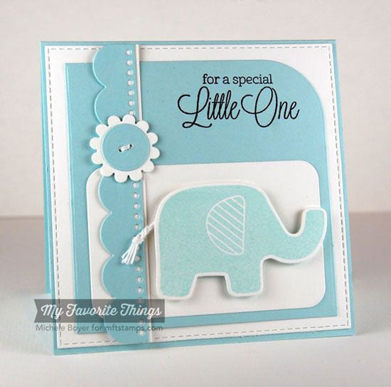 Beautiful Baby Stamps / Sellos de Polímero de Elefante Descontinuado My Favorite Things