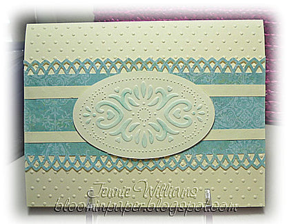 Embossing Plus Elegant / Folder de Corte y Grabado Marco Ovalo Dados de Corte / Suajes / Troqueles Cuttlebug