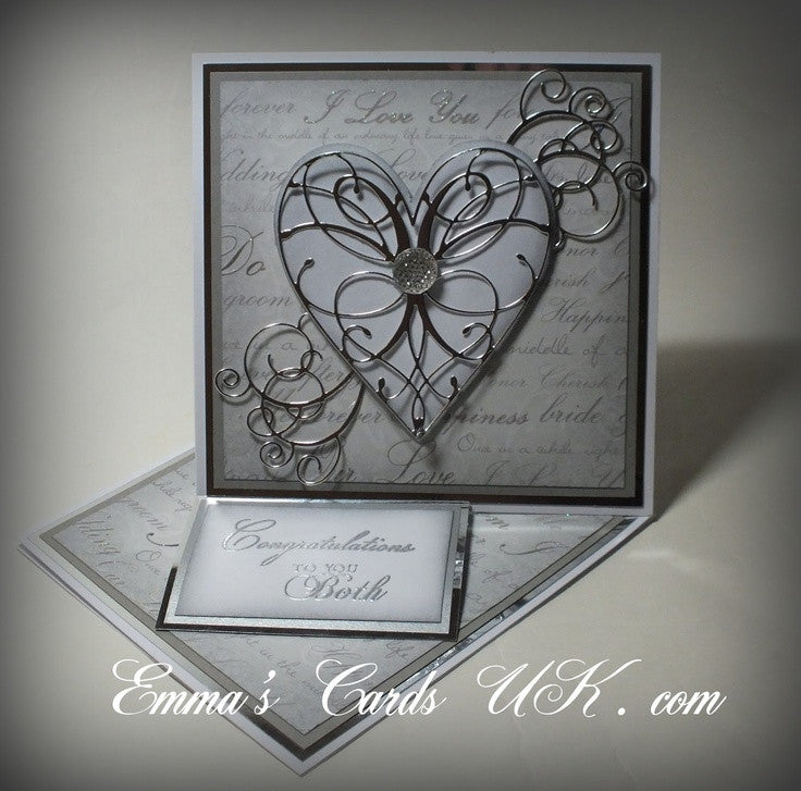 Suaje de Corte de Ondas Decorativas /  Elegant Scrollwork Descontinuado Memory Box