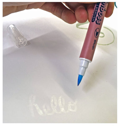 Emboss Fine &amp; Chisel Twin Tip Marker / Marcador Doble Punta para Embossing Descontinuado Zig Memory System