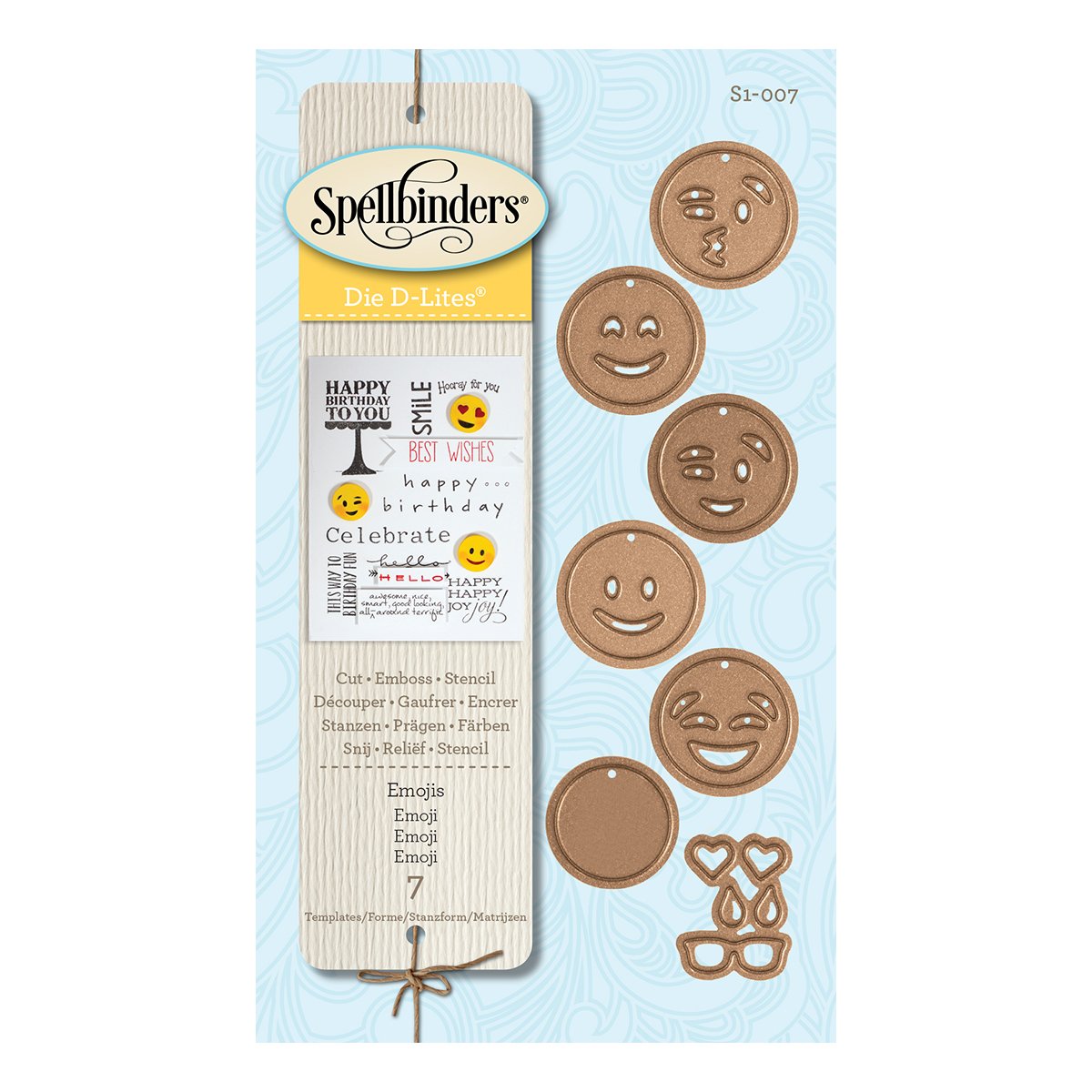 Emojis Dies / Suajes de Caritas Descontinuado Spellbinders
