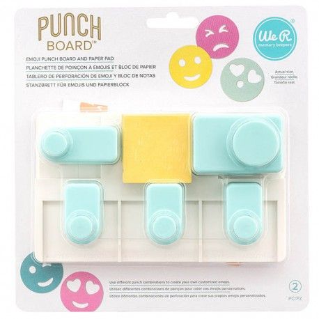 Emoji Punch Board / Tabla Para Hacer Caritas Herramientas para Planners y Journals We R Memory Keepers