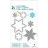 Suaje de corte y grabado de copo de nieve / Cut & Emboss Snowflake Descontinuado Momenta