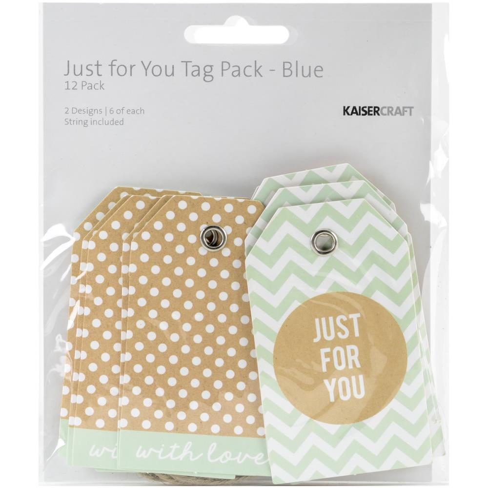 Kaisercraft Tags W/String Green / Paquete de Etiquetas Menta Sobres y Etiquetas Kaiser Craft