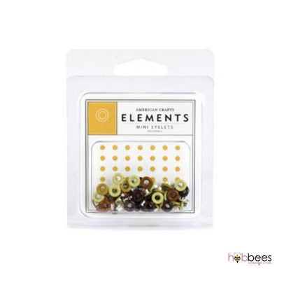 48 Eyelets Neutrals / 48 Ojillos Neutrales Descontinuado American Crafts