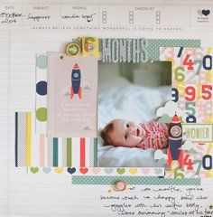 Umbrella Paper Pad 6" x 6" / Block De Papel Tonos Pastel Descontinuado American Crafts