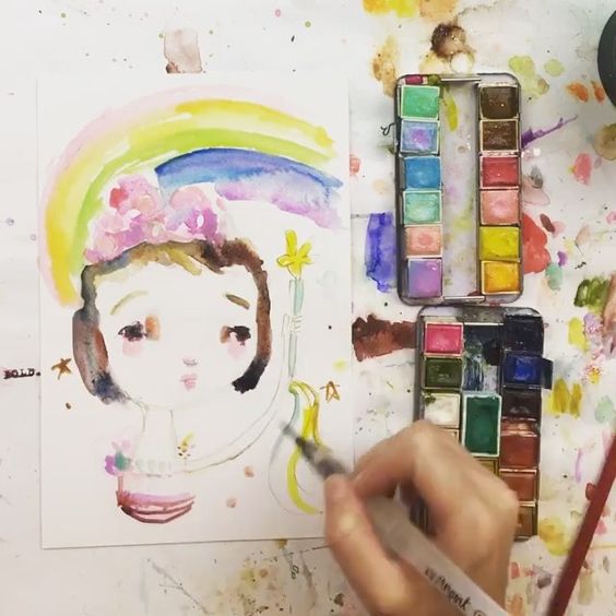 Watercolor Confections Tropicals / Estuche de Acuarelas Tonos Tropicales Acuarela Prima Marketing