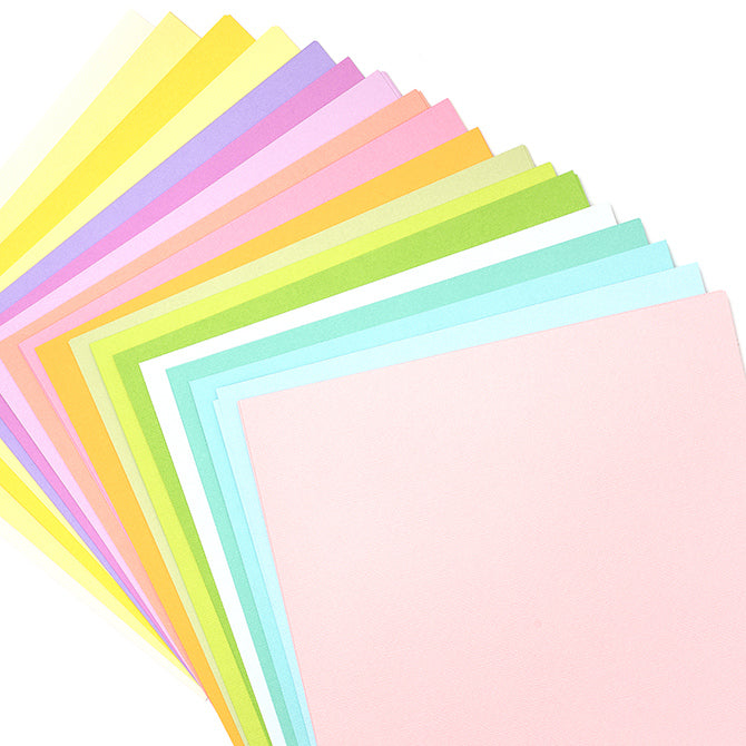 Spring Cardstock / Cartulina Texturizada Colores Primavera Papel American Crafts