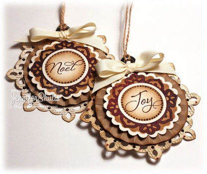 Shapeabilities Dies Fleur De Lis Doily Accents / Suaje y Realce Flor de Lis y Accesorios Descontinuado Spellbinders