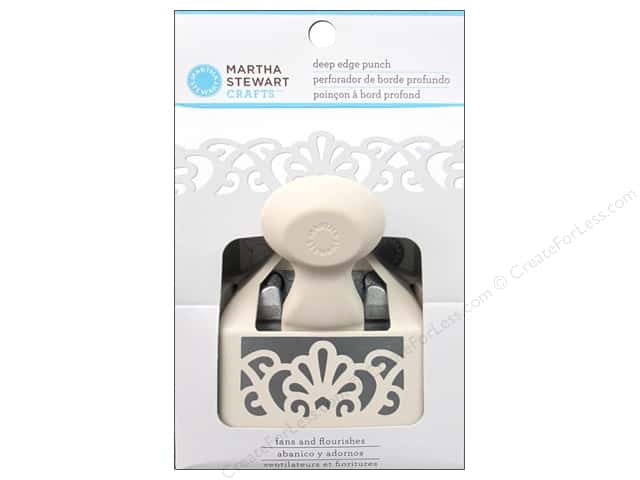 Fans and Flourishes Deep Edge Punch / Perforadora Orilla Profunda Abanico y Adorno Descontinuado Martha Stewart