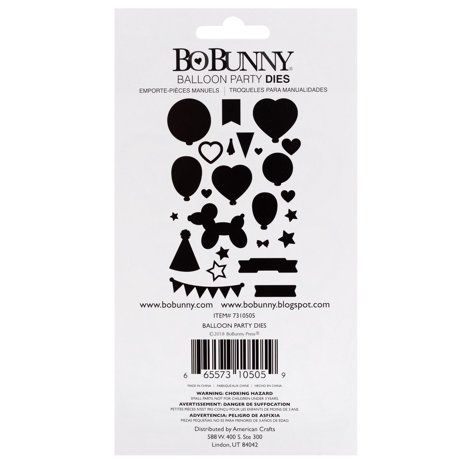 Balloon Party Dies / Suajes de Globos para Fiesta Descontinuado BoBunny