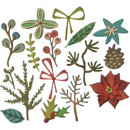 Thinlits Dies Funky Festive / Suaje Festival Floral Descontinuado Sizzix