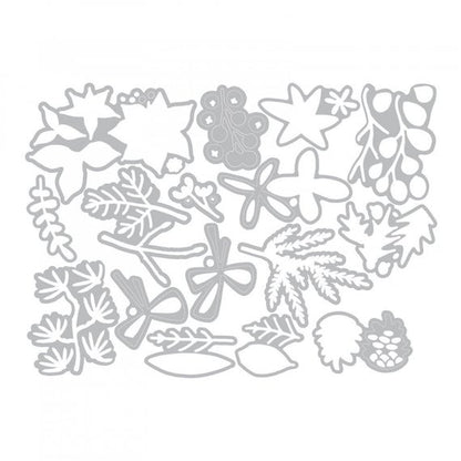 Thinlits Dies Funky Festive / Suaje Festival Floral Descontinuado Sizzix