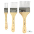 White Taklon Flat Brush Set / Set 3 Brochas Cerdas Sintéticas Pinceles y Brochas Royal Langnickel