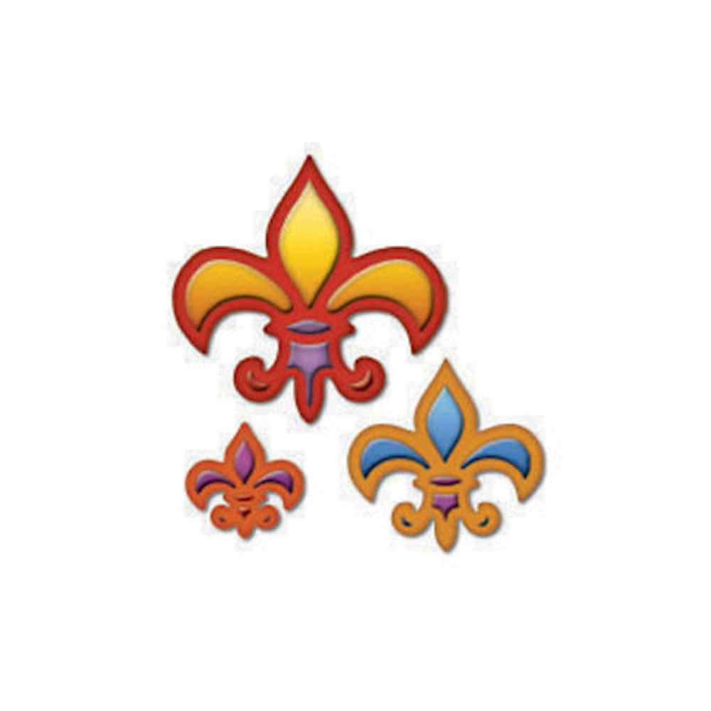 Fleur de Lis Dies / Suajes de Flor de Lis Descontinuado Spellbinders