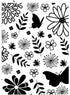 Embossing Floral & Butterfly / Folder de Grabado Flores y Mariposas Descontinuado Darice