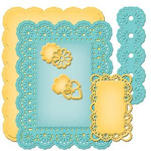 Suaje de Corte de  Marco y Orilla de Flores / A2 Floral Ribbon Threader Descontinuado Spellbinders