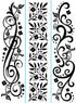 Embossing Flourishes Borders / Folder de Grabado Florales Descontinuado Darice