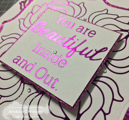 Minc Reactive Foil  Purple / Rollo de Papel Metalizado Púrpura Descontinuado Heidi Swapp