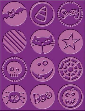 Embossing Folder Boo To You / Folder de Grabado Halloween Descontinuado Cuttlebug