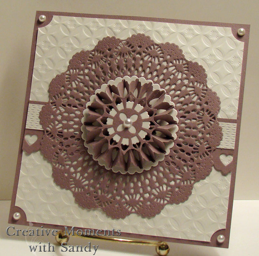 Suaje de Corte de Blonda Mini / French Pastry Tiny Doily Descontinuado Cheery Lynn Designs