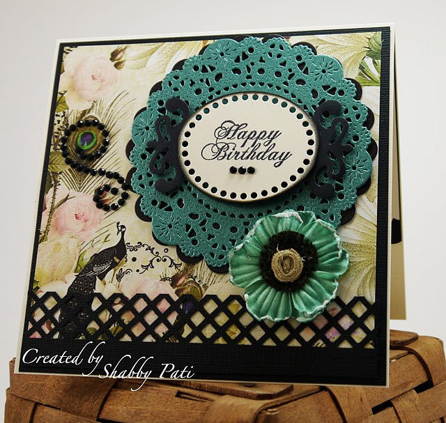 Suaje de Corte de Blonda Mini / French Pastry Tiny Doily Descontinuado Cheery Lynn Designs