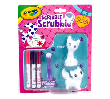 Crayola Scribble Scrubbie Pets Cats / Set de Dibujo 3D Gatos Descontinuado Crayola