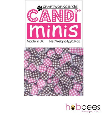 Gingham Celestial Candi Minis Adornos / Embellishments Candi