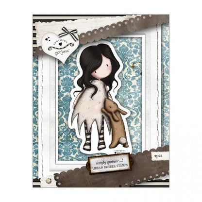 Sellos de Goma  Cling Gorjuss / Gorjuss I Love You Litle Rabbit Descontinuado Santoro