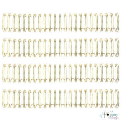 Cinch Wires Gold  .75&quot; / 4 Arillos Dorados Arillos para Engargolar We R Memory Keepers