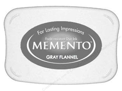 Gray Flannel Memento / Cojín de Tinta para Sellos Gris Oscuro Tintas TSUKINEKO