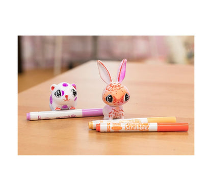 Scribble Scrubbie Pets Rabbit &amp; Hamster / Dibujo 3D Conejo y Hamster Descontinuado Crayola