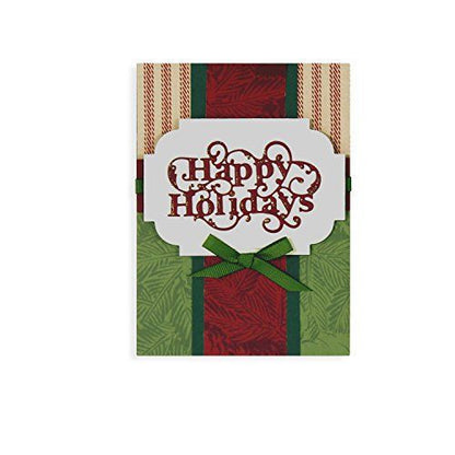 Suaje de Corte de Etiqueta Navideña  / Happy Holidays Descontinuado Spellbinders