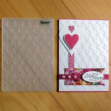 Embossing Heart Backgournd / Folder de Grabado Corazones Descontinuado Darice