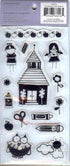 School Cling Stamps / Sellos de Escuela Descontinuado Close to My Heart